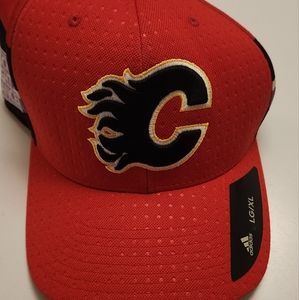 Adidas Calgary Flames Hockey Fights Cancer Hat